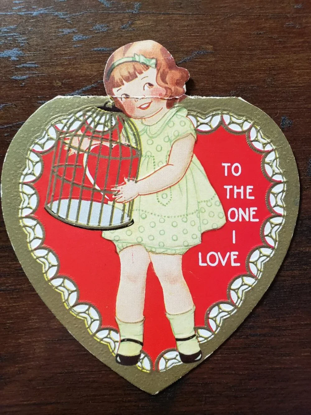 Antique Valentine vintage estate